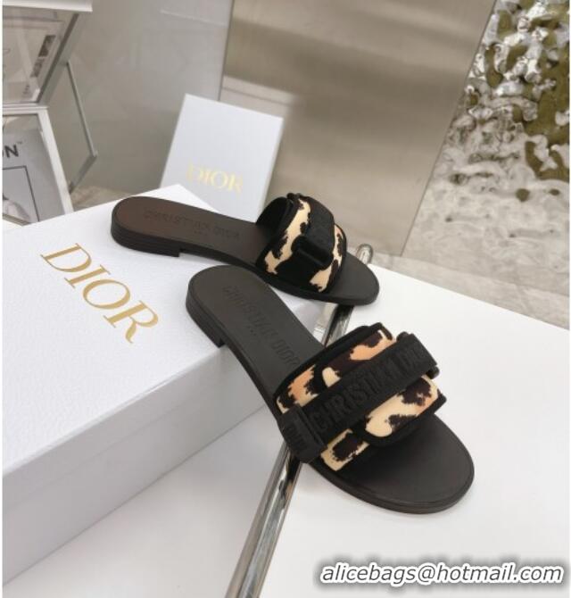 Perfect Dior Dio(r)evolution Flat Slide Sandals 050621 Beige