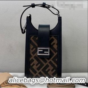 Unique Grade Fendi FF Phone Holder Mini Bag FD0336 Brown 2021