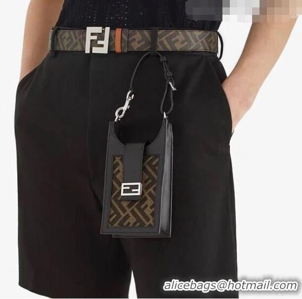 Unique Grade Fendi FF Phone Holder Mini Bag FD0336 Brown 2021