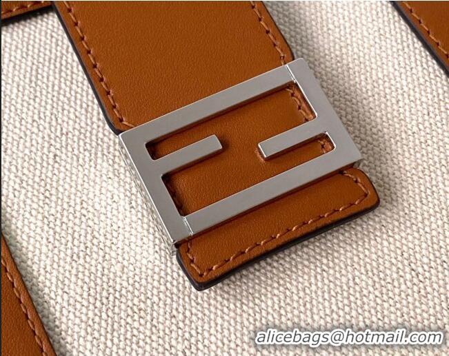 Buy Discount Fendi Canvas Phone Holder Mini Bag FD0337 Beige 2021