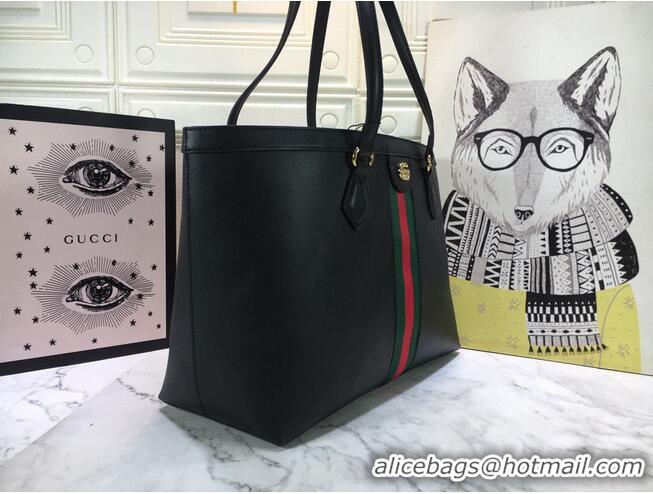 Inexpensive Gucci Ophidia series medium GG Tote Bag 631685 Black