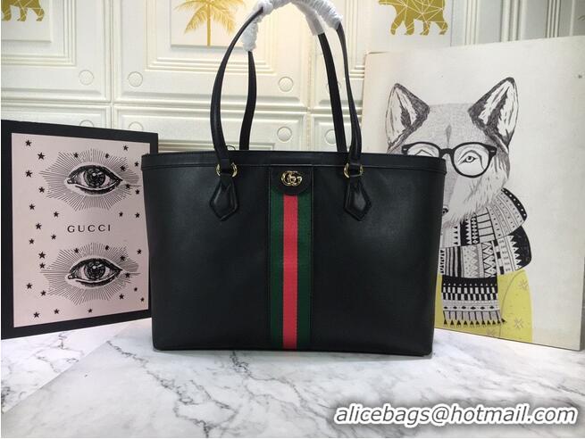 Inexpensive Gucci Ophidia series medium GG Tote Bag 631685 Black