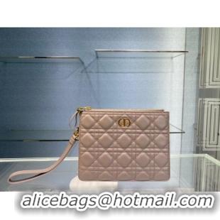 Buy Classic SMALL DIOR CARO DAILY POUCH S5085U pink