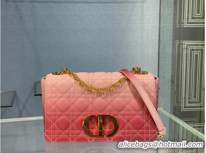 Buy Cheap MEDIUM DIOR CARO BAG Soft Cannage Calfskin C8618 pink