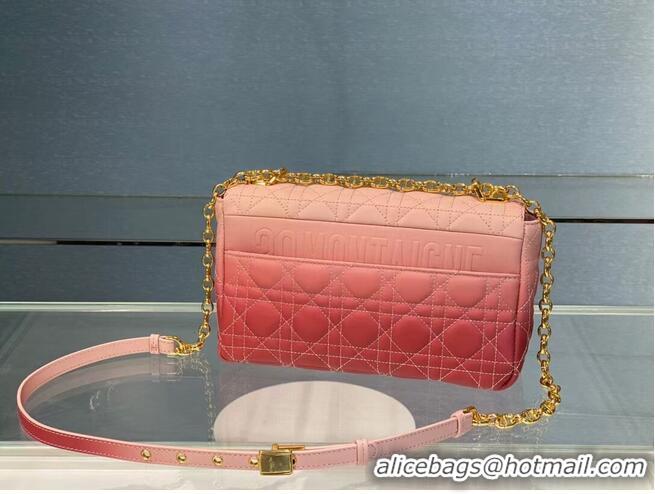 Buy Cheap MEDIUM DIOR CARO BAG Soft Cannage Calfskin C8618 pink