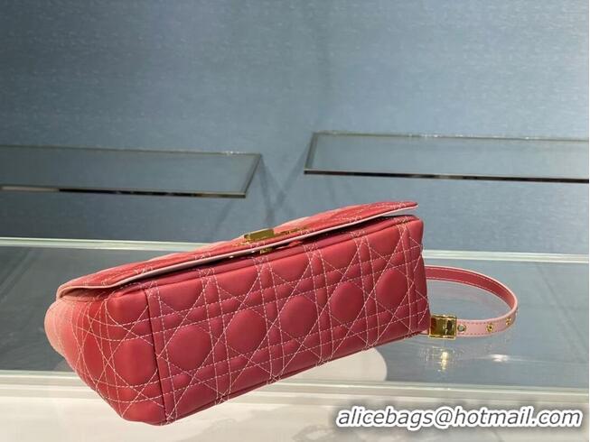 Buy Cheap MEDIUM DIOR CARO BAG Soft Cannage Calfskin C8618 pink