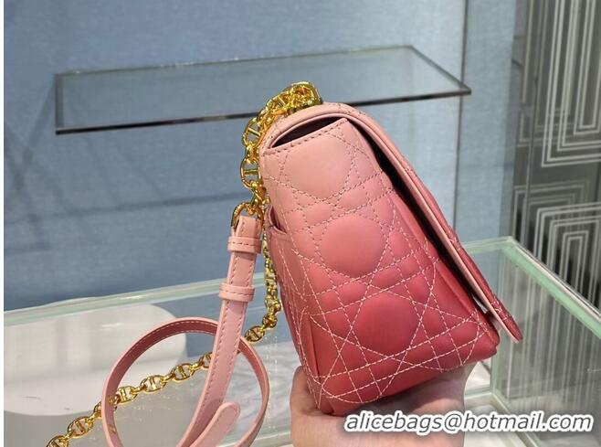 Buy Cheap MEDIUM DIOR CARO BAG Soft Cannage Calfskin C8618 pink