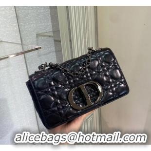 ​Stylish SMALL DIOR CARO BAG Gradient Cannage Imported wax skin M9241 black