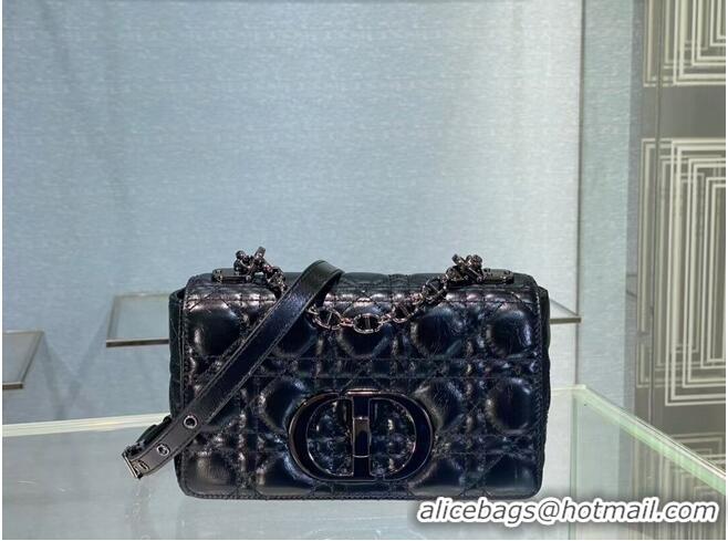 ​Stylish SMALL DIOR CARO BAG Gradient Cannage Imported wax skin M9241 black