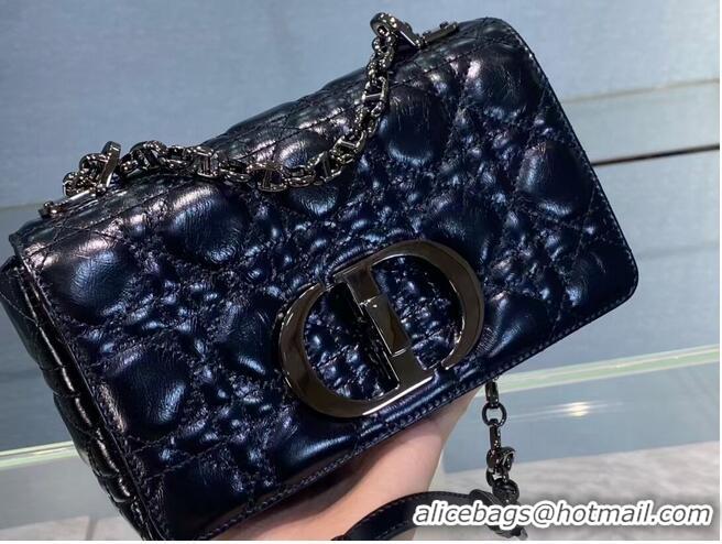 ​Stylish SMALL DIOR CARO BAG Gradient Cannage Imported wax skin M9241 black