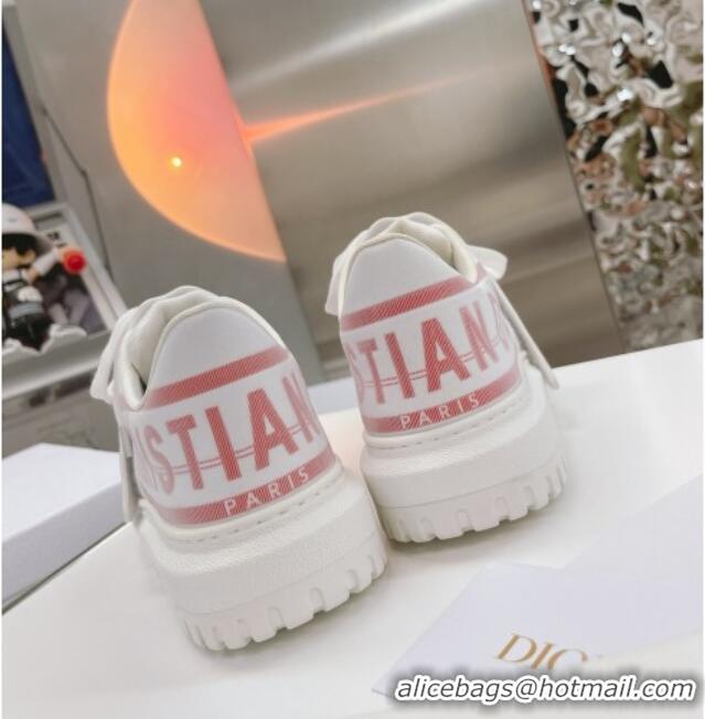 Super Quality Dior DIOR-ID Sneakers in White and Pink Technical Fabric 061136