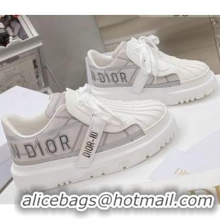 Top Quality Dior DIOR-ID Sneakers in Gray Reflective Technical Fabric 061138