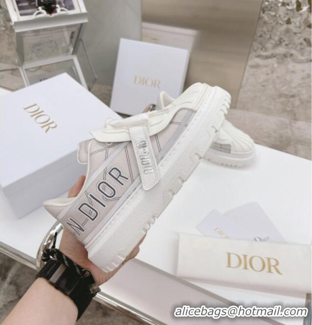 Top Quality Dior DIOR-ID Sneakers in Gray Reflective Technical Fabric 061138