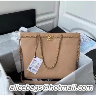 Inexpensive Chanel Original Leather Shopping Bag AS2374 Pink