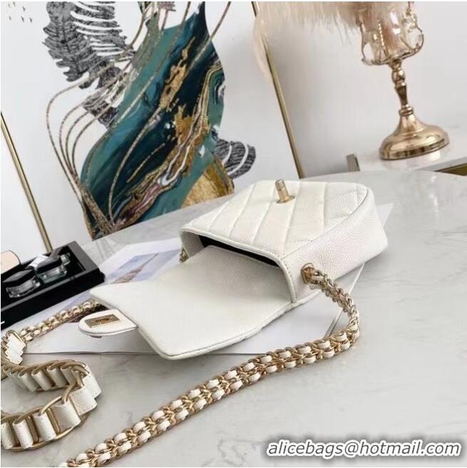 Good Product Chanel Flap Shoulder Bag Original leather AS2482 White