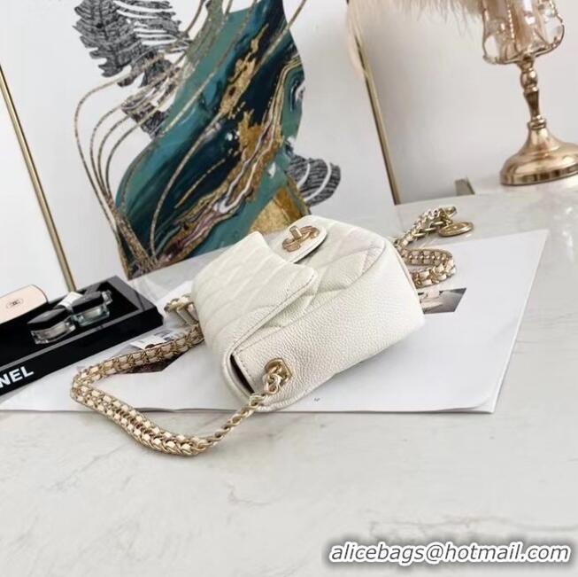 Good Product Chanel Flap Shoulder Bag Original leather AS2482 White