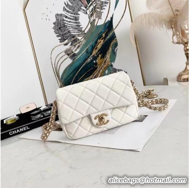 Good Product Chanel Flap Shoulder Bag Original leather AS2482 White