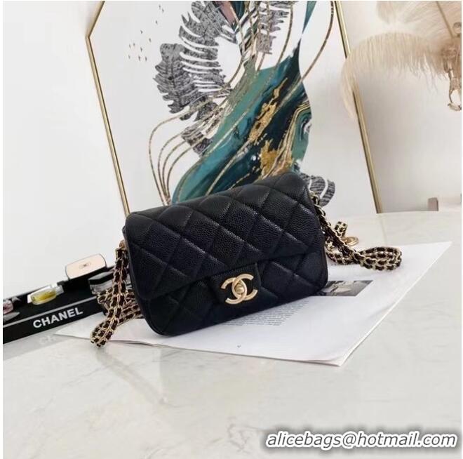 Super Quality Chanel Flap Shoulder Bag Original leather AS2482 black