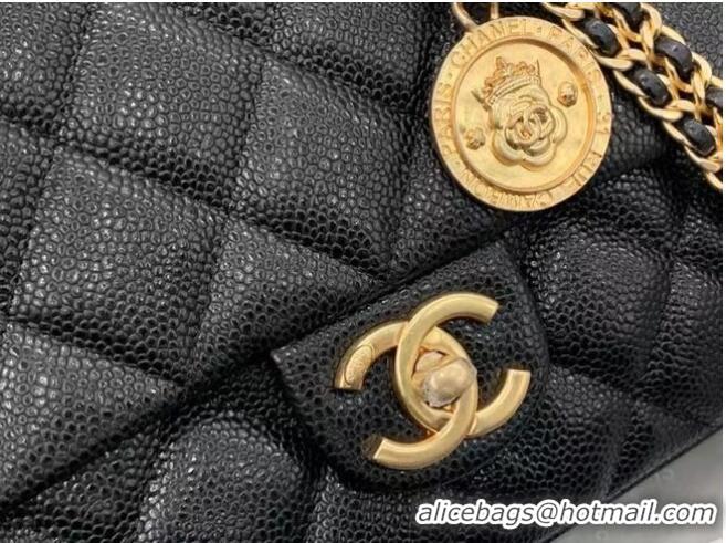 Trendy Design Chanel Flap Shoulder Bag Original leather AS2543 black