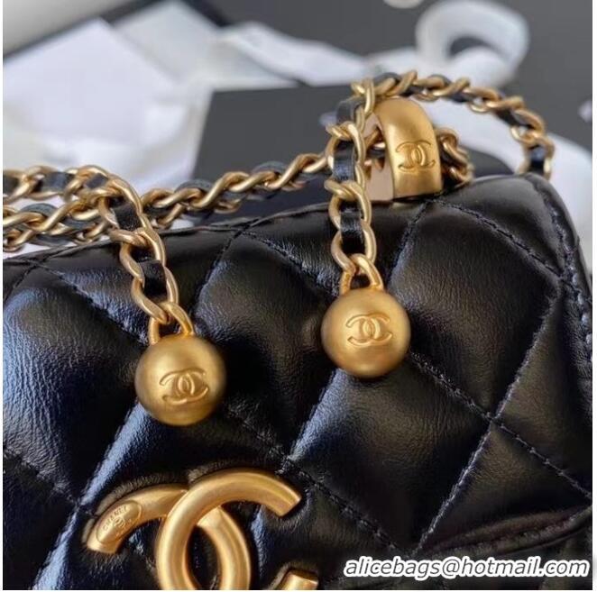 Fashion Discount CHANEL mini wallet on chain AP2290 black