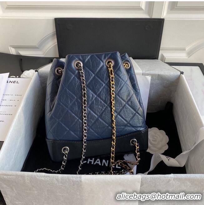 Buy Cheap Chanel gabrielle small backpack A94485 blue