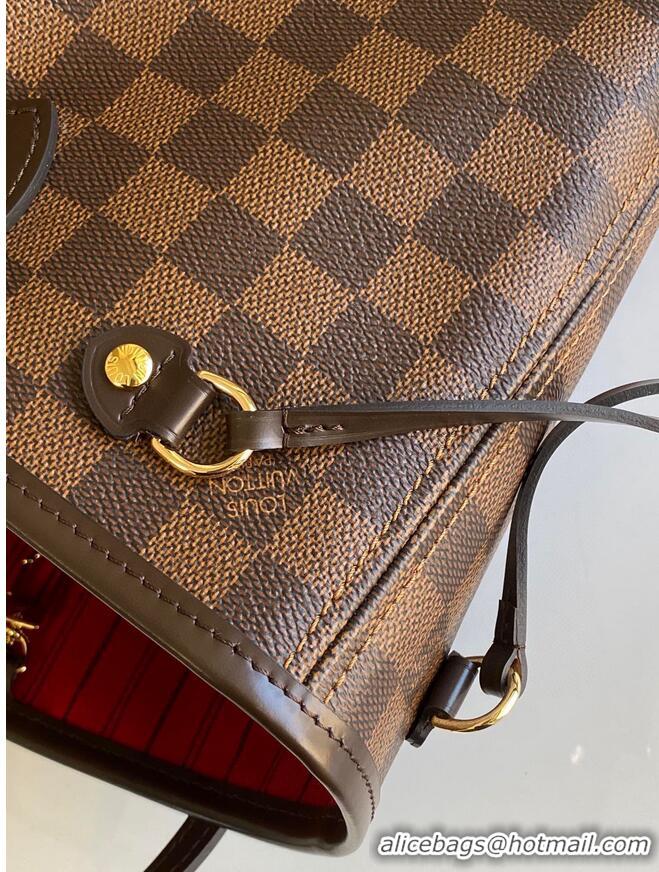 Top Quality Louis Vuitton Damier Ebene Canvas Neverfull Small N41359