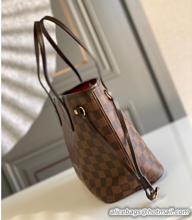 Top Quality Louis Vuitton Damier Ebene Canvas Neverfull Small N41359