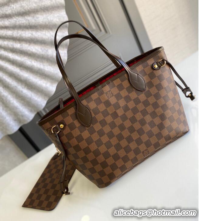 Top Quality Louis Vuitton Damier Ebene Canvas Neverfull Small N41359