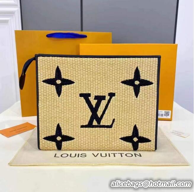 Low Cost Louis Vuitton POCHETTE VOYAGE MM M30762 blue