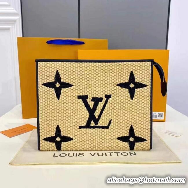 Low Cost Louis Vuitton POCHETTE VOYAGE MM M30762 blue