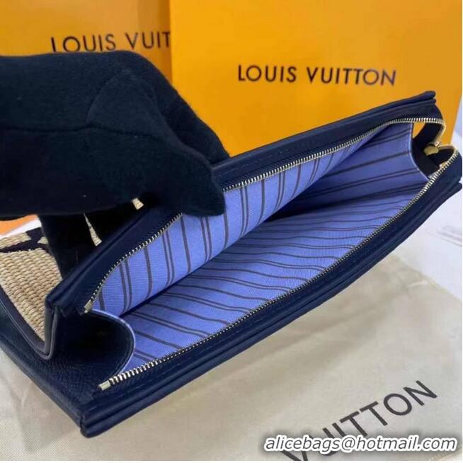 Low Cost Louis Vuitton POCHETTE VOYAGE MM M30762 blue