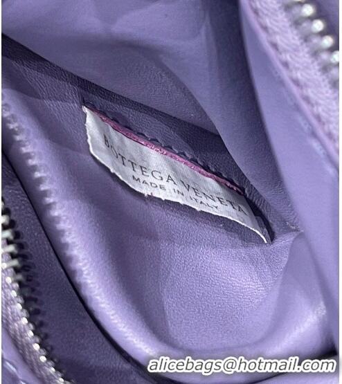 Well Crafted Bottega Veneta Padded Cassette Medium Crossbody Messenger Bag Lavender BV2127 Purple 2021