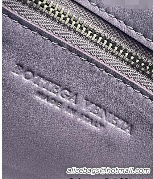 Well Crafted Bottega Veneta Padded Cassette Medium Crossbody Messenger Bag Lavender BV2127 Purple 2021