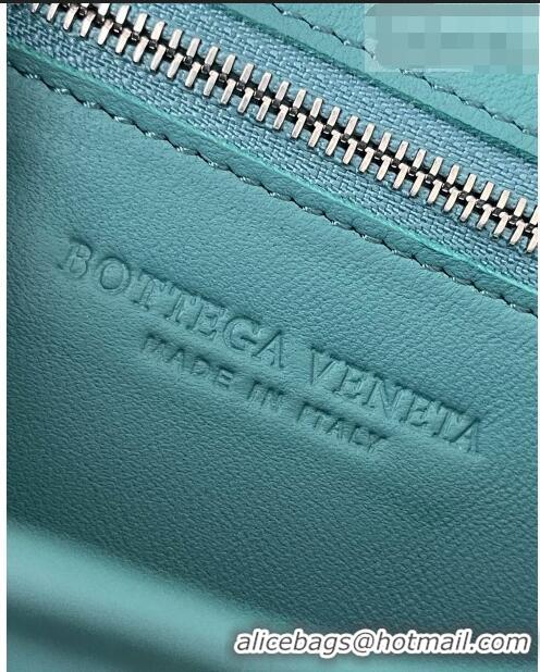 Best Price Bottega Veneta Padded Cassette Medium Crossbody Messenger Bag BV2127 Water Green 2021