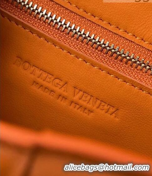 Good Product Bottega Veneta Padded Cassette Medium Crossbody Messenger Bag BV2127 Orange 2021