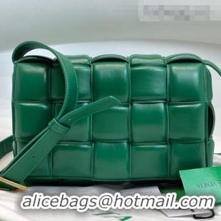 Discount Bottega Veneta Padded Cassette Medium Crossbody Messenger Bag BV2127 Racing Green 2021