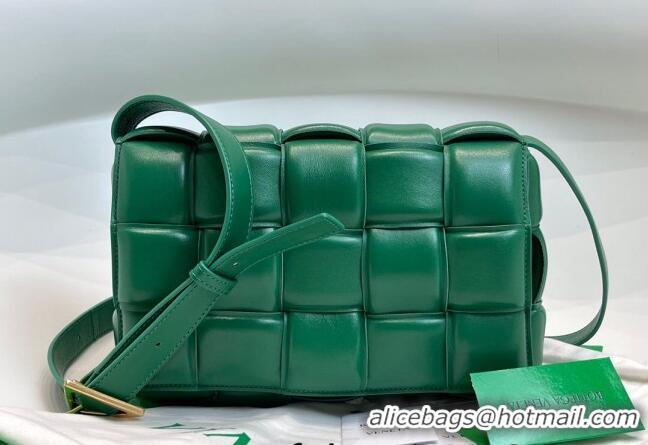 Discount Bottega Veneta Padded Cassette Medium Crossbody Messenger Bag BV2127 Racing Green 2021