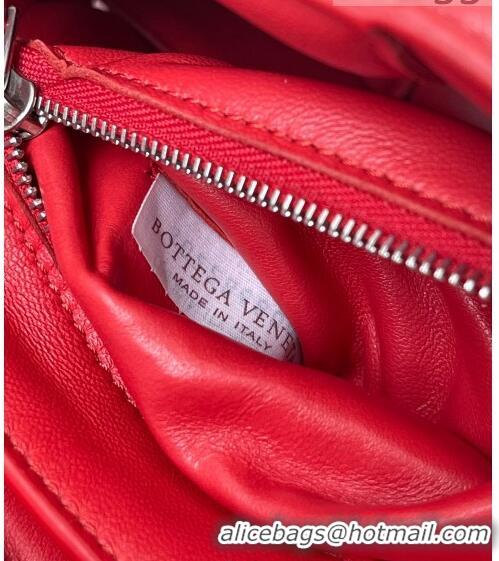 Best Price Bottega Veneta Padded Cassette Medium Crossbody Messenger Bag BV2127 Red 2021