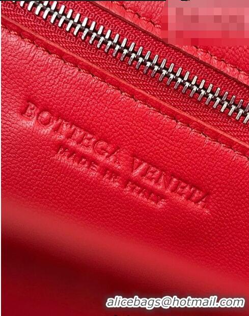 Best Price Bottega Veneta Padded Cassette Medium Crossbody Messenger Bag BV2127 Red 2021