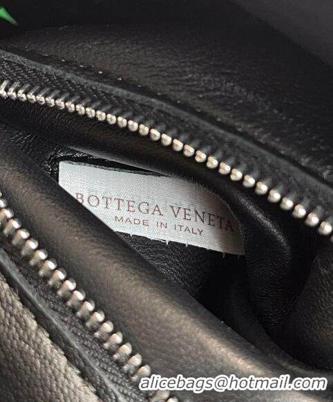 Good Product Bottega Veneta Padded Cassette Medium Crossbody Messenger Bag BV2127 Black/Silver 2021