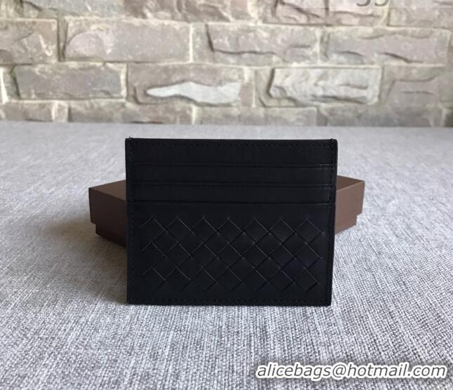 Reasonable Price Bottega Veneta Woven Credit Card Case/Holder BV2151 Black 2021