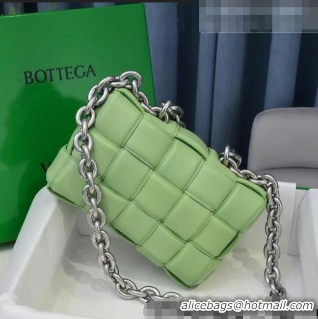 Super Quality Bottega Veneta The Chain Cassette Cross-body Bag BV2160 Light Green 2021