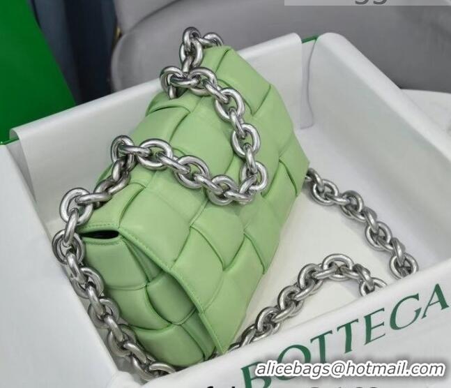 Super Quality Bottega Veneta The Chain Cassette Cross-body Bag BV2160 Light Green 2021