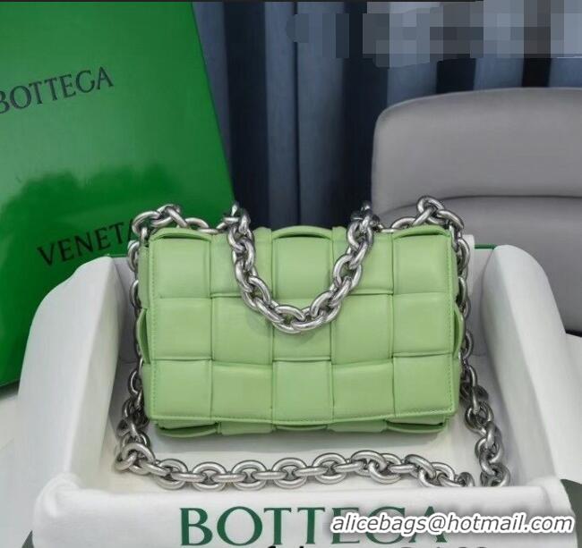 Super Quality Bottega Veneta The Chain Cassette Cross-body Bag BV2160 Light Green 2021