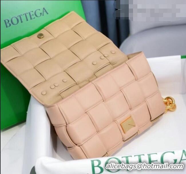 Trendy Design Bottega Veneta The Chain Cassette Cross-body Bag BV2160 Nude Pink 2021