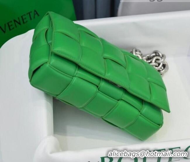 Promotional Bottega Veneta The Chain Cassette Cross-body Bag BV2160 Racing Green 2021