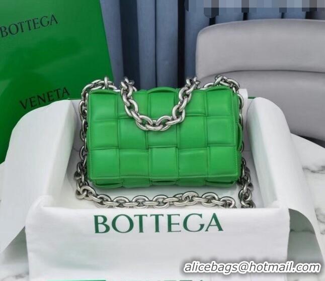 Promotional Bottega Veneta The Chain Cassette Cross-body Bag BV2160 Racing Green 2021