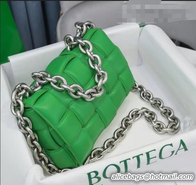 Promotional Bottega Veneta The Chain Cassette Cross-body Bag BV2160 Racing Green 2021