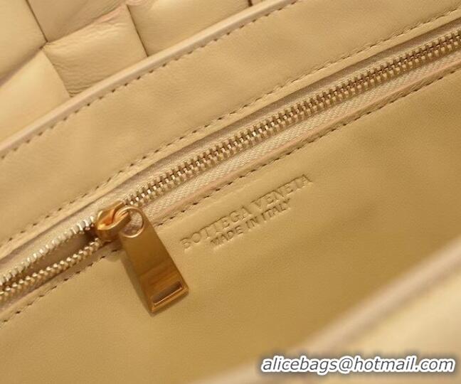 Best Quality Bottega Veneta The Chain Cassette Cross-body Bag BV2160 Apricot 2021