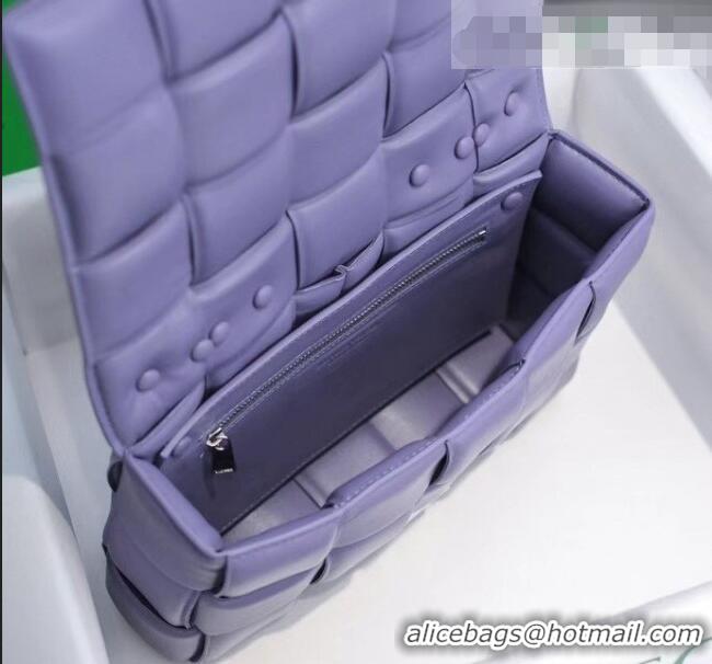 Famous Brand Bottega Veneta The Chain Cassette Cross-body Bag BV2160 Lavender Purple 2021